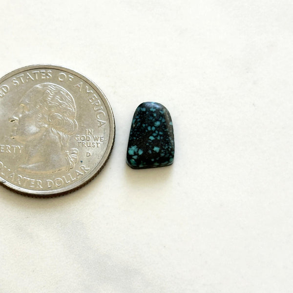 Small Deep Blue Freeform Lander Blue Turquoise Dimensions