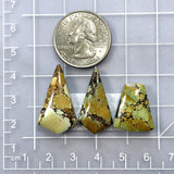 Large Earth Brown Mixed Treasure Mountain Turquoise, Set of 3 Dimensions