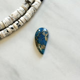 Large Deep Blue Freeform Ithaca Peak Turquoise Background