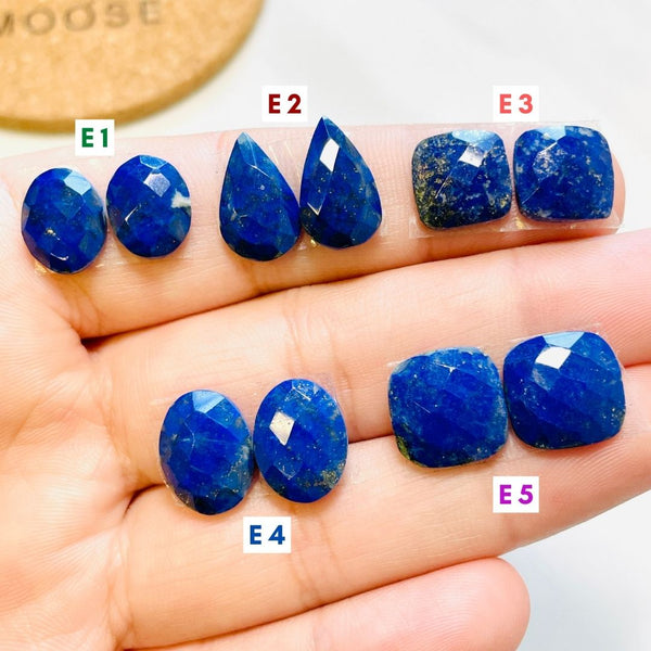 3. Small Cushion Lapis Lazuli, Set of 2 - 072824