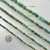 Green Sonoran Gold Turquoise Nugget Beads