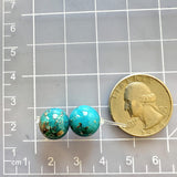 Medium Ocean Blue Round Ithaca Peak Turquoise, Set of 2 Dimensions