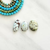 Small Mixed Mixed Sand Hill Turquoise, Set of 3 Background