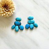 Small Sky Blue Mixed Sleeping Beauty Turquoise, Set of 10 Background