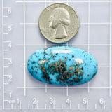 Large Sky Blue Oval Ithaca Peak Turquoise Dimensions