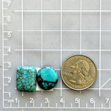 Medium Sky Blue Mixed Yungai Turquoise, Set of 2 Dimensions