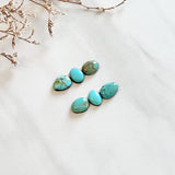 Small Sky Blue Mixed Royston Turquoise, Set of 6 Background