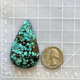 Large Sky Blue Teardrop Yungai Turquoise Dimensions