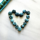 Small Mixed Mixed Yungai Turquoise, Set of 15 Background