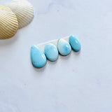 Small Sky Blue Mixed Sleeping Beauty Turquoise, Set of 4 Background