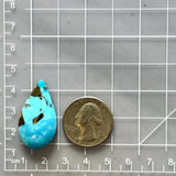 Large Sky Blue Teardrop Ithaca Peak Turquoise Dimensions