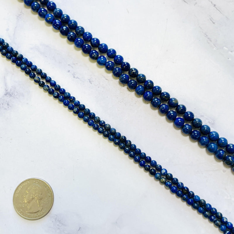 Deep Blue Lapis Lazuli Other Round Beads