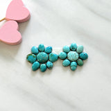 Small Sky Blue Mixed Lone Mountain Turquoise, Set of 18 Background