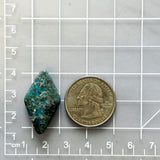 Large Ocean Blue Diamond Ithaca Peak Turquoise, Set of 2 Dimensions