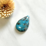 Large Sky Blue Teardrop Ithaca Peak Turquoise Background