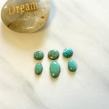 Small Mint Green Mixed Tyrone Turquoise, Set of 6 Background