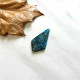 Large Ocean Blue Shield Ithaca Peak Turquoise Background