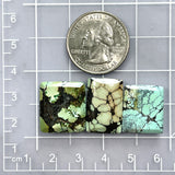 Medium Mixed Bar Mixed Turquoise, Set of 3 Dimensions