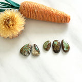 Small Mint Green Mixed Royston Turquoise, Set of 5 Background