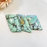 Medium Mint Green Freeform Treasure Mountain Turquoise, Set of 3 Background