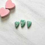 Small Mint Green Freeform Namtso Lake Turquoise, Set of 3 Background