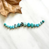 Small Sky Blue Mixed Lone Mountain Turquoise, Set of 16 Background