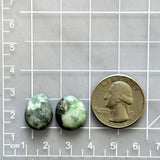 Small Faint Green Mixed Broken Arrow Variscite, Set of 2 Dimensions