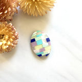 Large Mixed Oval Inlay Background