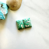 Small Sea Green Bar Namtso Lake Turquoise, Set of 2 Background