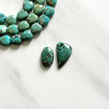 Medium Sea Green Mixed Bamboo Mountain Turquoise, Set of 3 Background