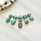 Small Faint Blue Mixed Number 8 Turquoise, Set of 11 Background