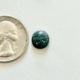 Small Deep Blue Round Lander Blue Turquoise Dimensions