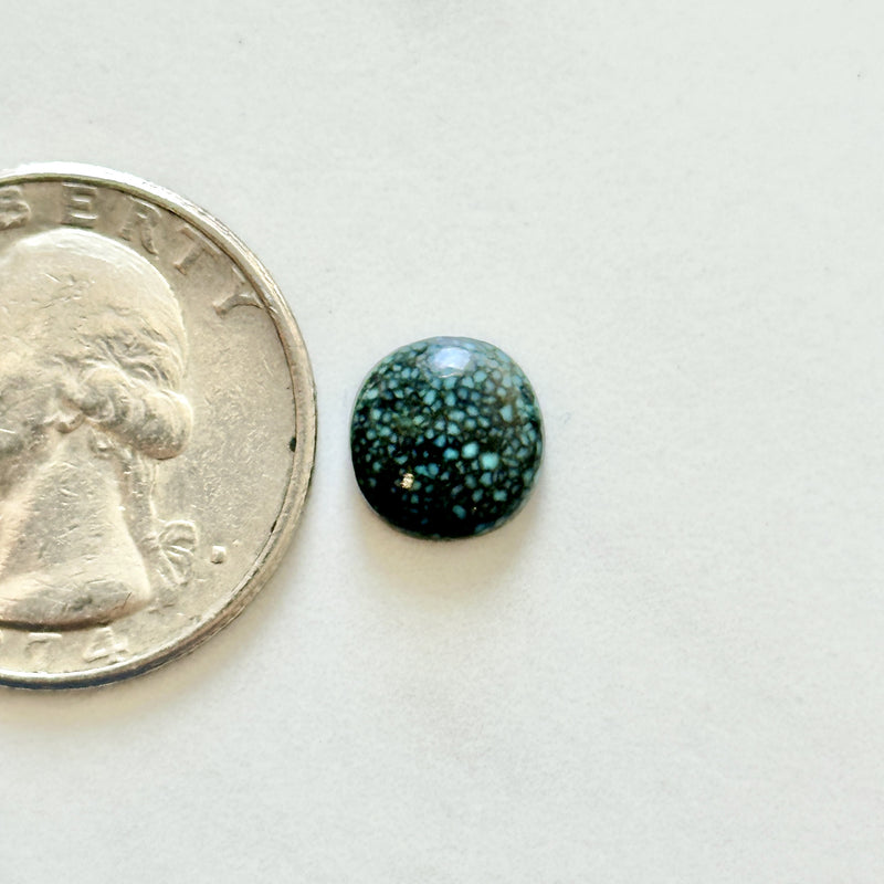 Small Deep Blue Round Lander Blue Turquoise Dimensions