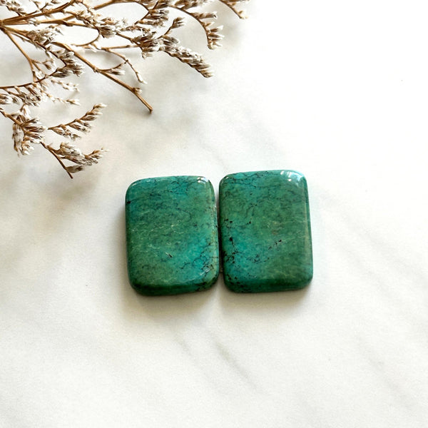 Large Sea Green Cushion Yungai Turquoise, Set of 2 Background