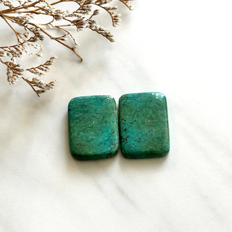 Large Sea Green Cushion Yungai Turquoise, Set of 2 Background