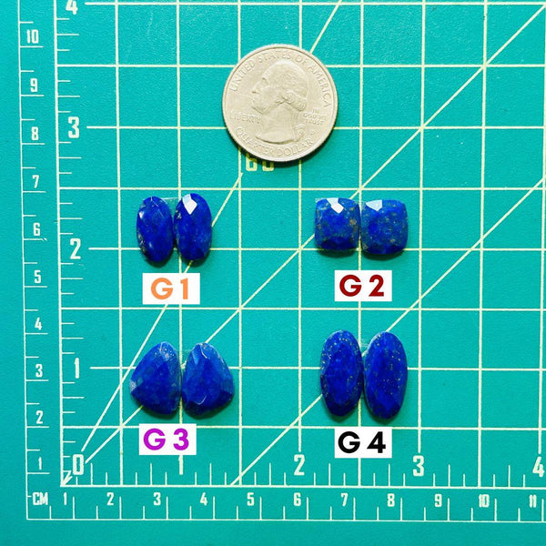 3. Small Freeform Lapis Lazuli, Set of 2 - 052124