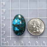 Large Ocean Blue Oval Ithaca Peak Turquoise Dimensions