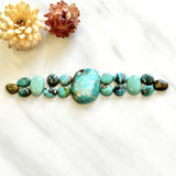 Small Sky Blue Mixed Mixed Turquoise, Set of 17 Background