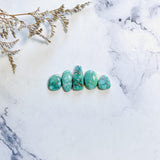 Small Mint Green Mixed Carico Lake Turquoise, Set of 5 Background