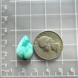 Medium Sky Blue Teardrop Royston Turquoise Dimensions