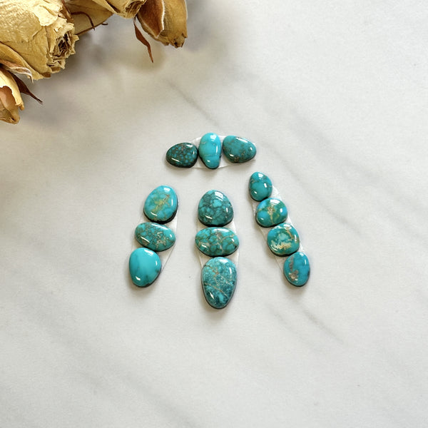 Natural Lone Mountain Turquoise Cabochons – Turquoise Moose