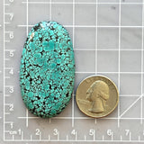 Large Sky Blue Oval Yungai Turquoise Dimensions