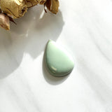 Large Faint Blue Teardrop Crescent Lake Variscite Background