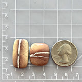 Medium Red Mixed White Buffalo Dolomite, Set of 2 Dimensions