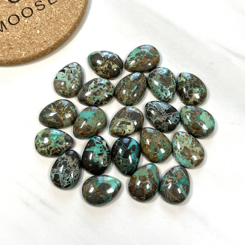 15x20mm Teardrop Carico Lake, Set of 1