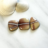 Medium Red Mixed White Buffalo Dolomite, Set of 3 Background