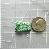 Medium Mint Green Bar Namtso Lake Turquoise, Set of 2 Dimensions