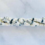 White Buffalo Dolomite Heishi Beads
