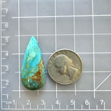 Large Sky Blue Teardrop Royston Turquoise Dimensions