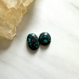 Small Ocean Blue Mixed Yungai Turquoise, Set of 2 Background